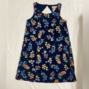 Philosophy sleeveless floral dress small keyhole back NWT size Medium